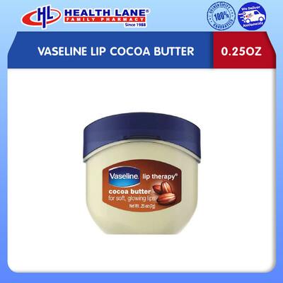 VASELINE LIP COCOA BUTTER 0.25OZ